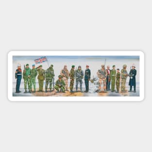 Royal Marines 1972-2014 Sticker